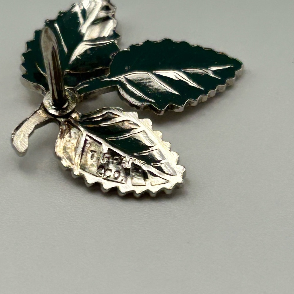 Tiffany & Co Estate Leaf Brooch/Lapel Pin - Picture 7 of 11